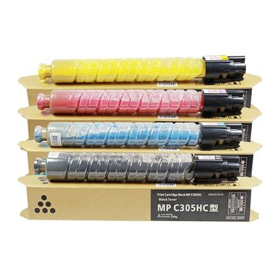 Ricoh Photocopier Toner MPC305 สําหรับ RICOH MPC305/305SP พร้อมเครื่องโทนเต็มและชิปและความเหมาะสมทั่วไป