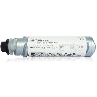 คาร์ทริจโทเนอร์ของริโกห์ รุ่นที่เข้ากันได้ MP301 สีดํา 8K ผลิตหน้า ISO SGS รับรอง เหมาะสําหรับเครื่องพิมพ์ Ricoh Aficio MP301